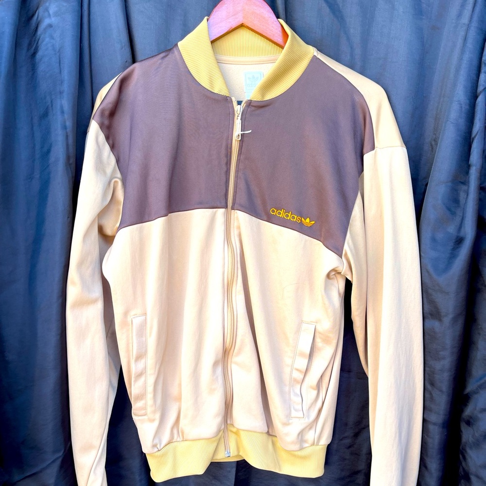Adidas zip up vintage jacket